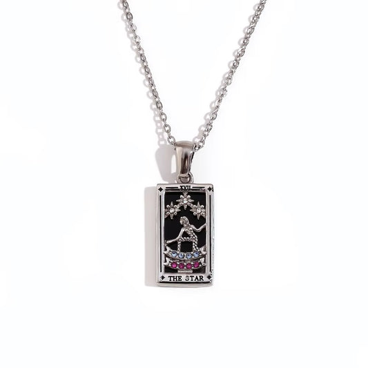 The Star Tarot Necklace - Silver