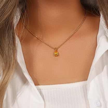 Birthstone Necklace - Gold