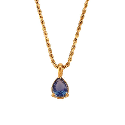 Birthstone Necklace - Gold